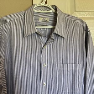 Brooks Brothers 346 Stripped Long-Sleeve Button Down - L